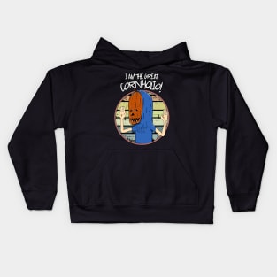 Halloween Cornholio Kids Hoodie